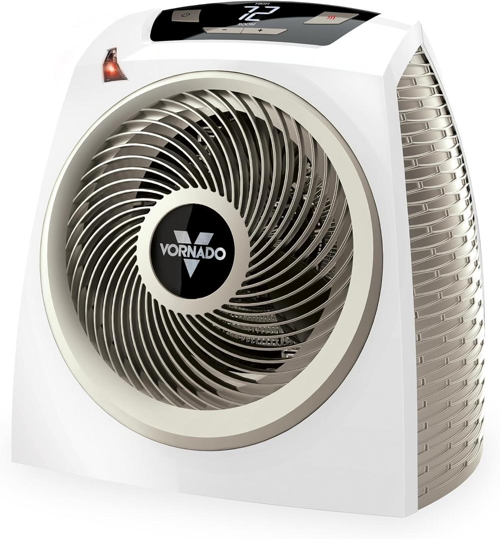 Vornado AVH10 (2026) Space Heater, Fan Only Mode, Auto Climate, White