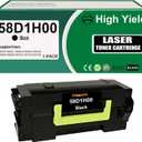 58D1H00 High Yield Toner Cartridge Compatibe for MS725, MS821, MS822, MS823, MS824, MS825, MS826, MX721, MX722, MX725, MX822, MX824, MX826 Printer [15,000 Pages]