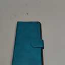 SUANPOT for Moto G Stylus 2022 5G Wallet case RFID Blocking Credit Card Holder, Flip Folio Book PU Leather Phone case Shockproof Cover Women Men for Moto G Stylus 2022 5G case (Blue Green)