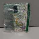 for iPhone 17 Case, Clear with Moon Butterfly Flowers Pattern Compatible with Magsafe Soft Protective Case for Women Girl (White)