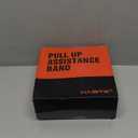 Pull Up Assistance Bands Set - 4 Heavy Duty Resistance Bands 300lbs, Adjustable Weight/Size with Footrest for Home Gym Strength Training (Orange)