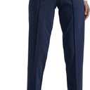 Lee Women's Ultra Lux Comfort Any Wear Straight Leg Pant (12 Long, Emperor Navy)