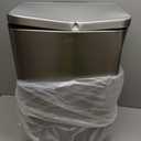 EKO Madison Matte Stainless 50 Liter/13.2 Gallon Step Trash Can w/Inner Liner - Fingerprint Resistant Finish