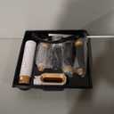 Hair Dryer Brush 5 in 1, Negative Ion Blow Dryer Brush Set - 110,000 RPM High- Speed Hot Air Brush Air Styler Curling Wrap Air Curler, Curling Iron Hair Styling Tool for Straight Curl Drying Smoothing (White)