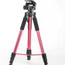 REFLEX CAMERA Travel Tripod – Lightweight Aluminum, 55 cm–170 cm Adjustable, 4 kg Capacity, 360° Pan Head, Bubble Level & Non-Slip Feet for DSLR/Mirrorless/Video Cameras
