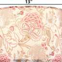Lamp Shades Set of 2 for Table Lamps, 13" Top x 13" Bottom x 10" High(Spider), Printing Floral Plants Lampshades, Medium Drum Lamp Shades for Living Room,Bedroom Lamps, Assembly Required, By GO&SO