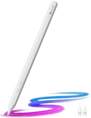 HOU Stylus Pen for Apple iPad - USB-C Charging with Hidden Port, Strong Magnetic Suction, Supports Undo & Eraser, Long Battery Life - Compatible with iPad Pro/Air/Mini & 6th to 11th Generation