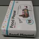 Cookie Play Food Set, Play Food for Kids Kitchen - Play Kitchen Accessories - Play Baking Cookies and Cupcakes Plastic Toy Food for Pretend Play, Kids Toddler Childrens Birthday Gifts