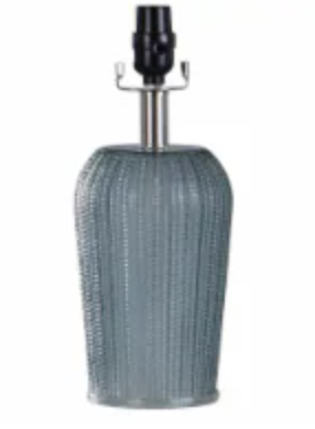 Stylecraft Glass Table Lamp - Blue