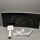 LG 34SR60QC-W 34-inch QHD (3440x1440) Curved Smart Monitor with Streaming, UltraWide Screen, webOS, HDR10, 100Hz, Built-in Speaker, AirPlay2, Screen Share, Bluetooth, ThinQ App, White