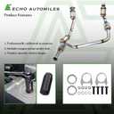 ECHO AUTOMILES Catalytic Converter Compatible with Jeep Wrangler 2007 2008 2009 3.8L V6, Catalytic Convertor EPA Compliant 645269
