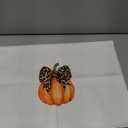 Fall Arbor Pumpkin Leopard Bow Decorative Hand Towels, 16x24 Inch (Color 03)