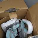 Sweetcrispy Steam Mop for Floor Cleaning, Lightweight Floor Steamer Cleaner for Hardwood/Tile/Laminate Floors Carpet, 2 Washable Pad, White and Green (43.08*7.83*11.05inch 2025 New Model)