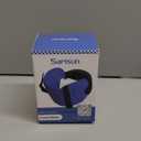 SARISUN Travel Pillows for Airplanes, Airplane Pillow for Long Flight, Airplane Head Strap with Eye Mask for Sleep, Travel Neck Pillow for Car Road Trip, 360 Support Headrest, Stop Bobblehead, Black