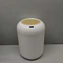 URALFA Motion Sensor Trash Can with Lid, 3 Gallon / 11 L Automatic Bathroom Trash Can, Touchless Trash Bin, Smart Plastic Garbage Can with Removable Legs for Bathroom, Bedroom, Kitchen, Office, White