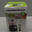 Hamilton Beach Electric Vegetable Chopper & Mini Food Processor, 3-Cup, 350 Watts, for Dicing, Mincing, and Puree, Black (72850)