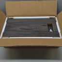 TUTOTAK Small End Table with Charging Station, Narrow Side Table with USB Ports and Outlets, Set of 2, Skinny Sofa Table, Slim Nightstand, Living Room, Bed Room, Charcoal Grey TB01BY0602 (2-Tier7.9"D x 15.8"W x 22.5"H)