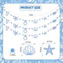 3 Pcs Last Toast On The Coast Felt Balls Garlands, 5 Ft Blue Bachelorette Nautical Pom Pom Balls Decorative Banner Garland, Wall Hanging for Holiday Wedding Nursery Home Birthday Decorations