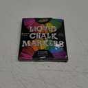 Bandle B. Chalk Markers - 8 Vibrant, Erasable, Non-Toxic, Water-Based, Reversible Tips. For Glass or Chalkboard Markers for Businesses, Restaurants, Liquid Drawing Chalk (Vibrant 6mm)