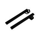 Black Wall Hangers  12 In
