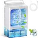 Portable Air Conditioners, 3 Speeds 2 Mist Modes Portable AC Unit with 900ml Water Tank,7-Color Lights Evaporative Cooler Blow Cold Air, Mini Car Cooling Fan for Bedroom RV Desk Office Indoor