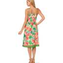 Adrianna Papell Day Women's Smocked Printed Placement Dress, Ivory Multi, 12