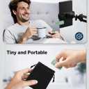 [Case-Friendly] Remote Control Page Turner Ring for Kindle Paperwhite Oasis Scribe Kobo eReaders, Camera Camcorder Remote Controls, Page Turner Clicker for iPhone ipad Tablets with Storage Bag Green