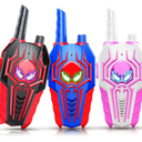 Cool Walkie Talkies for Kids Boys: 3 Pack Kids Walkie Talkies Toys Easter Birthday Gifts for 3 4 5 6 7 8 Year Old Girls Boys Grandkids Camping Outdoor Toys Basket Stuffers Boy Girl Gift Age 3-8