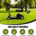 Rear Holder Kit for Mobility Scooters Power Wheelchair | Heavy Duty Metal Large Hooks for Walker Placement