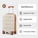 imiomo Carry on Luggage 22x14x9 Airline Approved, Hardside 20 Inch Carry-on Suitcases with Spinner Wheels and TSA Lock