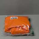 fun shack Men's Prisoner Costume, Orange Jail Inmate Jumpsuit, Adult Prison Outfit for Halloween or Costume Parties, L