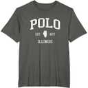 Polo IL Vintage Athletic Sports JS01 T-Shirt, 3XL, Grey