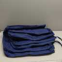 Outdoor Chair Cushions Set of 7, Waterproof Backrest and Deep Seat Cushion Set for Patio Furniture, Outdoor Replacement Cushions with Removable Cover, 22 x 22 Inch, Navy