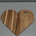 Patelai Heart Shaped Cutting Board, Acacia Wood Heart Charcuterie Board Bread Cheese Serving Platter Serving Charcuterie for Meat Cheese and Vegetables Wooden Servings Tray Valentine Day Women Gifts