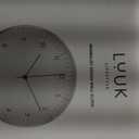 LUUK LIFESTYLE Large 12” quartz wall clock with silent movement and no ticking, Nordic design, interior decoration for The living room, kitchen, bedroom, white and gold