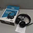 AOC Wireless Headset with Mic for Work, Bluetooth 5.4 Headphones with Noise Canceling Microphone, USB C, 30H, Clear Calls & Mic Mute for PC, Laptop, Cell Phones, Zoom - Black