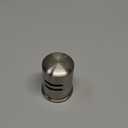 Dishwasher Air Gap Cover D201-1-62 Fits Most Air Gap Bodies with Solid Brass Inside and Brushed Nickel Surface, Cap Only, Pack of 1