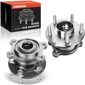A-Premium 2 x Rear Wheel Bearing and Hub Assembly with 5-Lug Compatible with Ford Escape 2013-2019 & Lincoln MKC 2015-2019, AWD Only