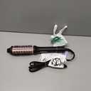 CINOSTAR Heated Round Brush for Blowout Look Volumizer, 1.5 inch Styler Tool, 6 Temps Ionic Thermal Brush, Fast Heating, Dual Voltage for Travel, Rose Gold