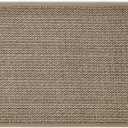 Artoid Mode Non Skid Washable Kitchen Rugs Mats Doormat, Rubber Backing Absorbent Rugs for Kitchen Door Mat Kitchen Mats Floor Mats Front of Sink 17x29 Inch (Beige Grey)