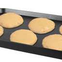 Flat Top Grill - Non-Stick Stovetop Griddle, Aluminum, Dishwasher Safe (17" x 10.5" x 1")