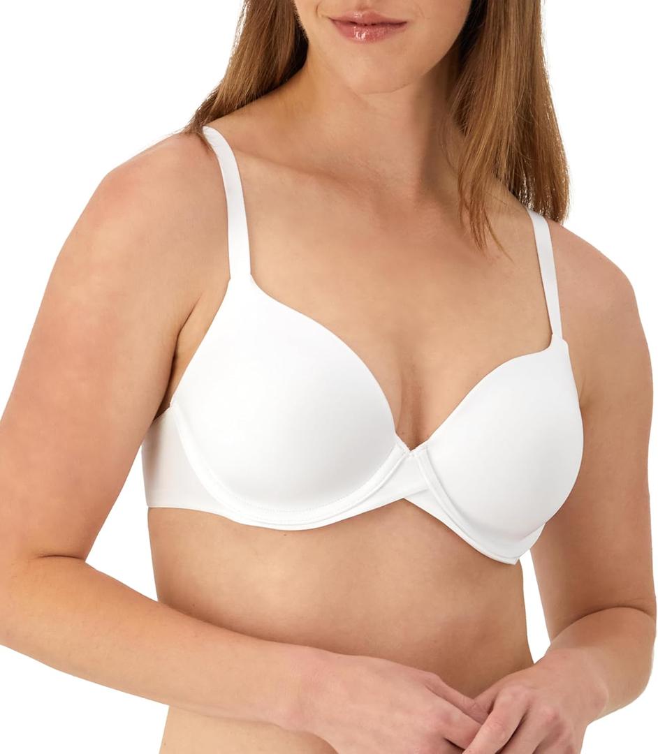 Maidenform Underwire, One Fab Fit Demi T-Shirt, Convertible Bras for Women (42B)