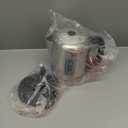 Amazon Basics 1.1Qt (1L) Electric Kettle, Tea Kettle & Water Boiler, with Auto Shut-Off, Boil Dry Protection, High-Safety Strix Thermostat, BPA-Free, 1500W, Stainless Steel, New Model, Black & Silver