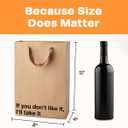 MilkToast Brands Funny Gift Bags for Adults, Set of 5, 11 x 8 x 4, 1 Count
