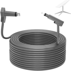 CHGRNLF Gen 2 Cable for Starlink 150Ft, Eethernet Cable for Star Link V2 Standard Actuated Kit Waterproof Grey