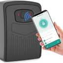 Smart Fingerprint Key Lock Box, Remote Access Realtor Lock Box for Keys, APP Control Key Lockbox for Outdoor, Can be Opened Abroad