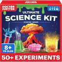 Doctor Jupiter Ultimate Science Kit, Chemistry Set for Kids Ages 8-10-12-14 | Birthday Gift Ideas for Boys & Girls 8,9,10+ Years Old | STEM Toy with 50+ Experiments | Learning & Educational Projects