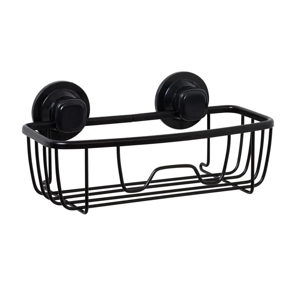 Zenna Home Suction Basket - Black