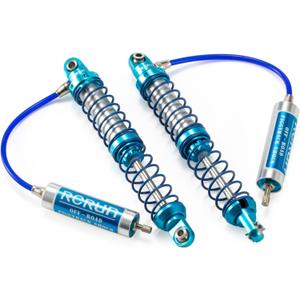 Adjustable Oil Piggyback Shock Absorber 70-123mm with Remote Reservoir for 1/10 RC Crawler Axial SCX10 Wraith CAPRA RR10 TRX4 (123mm 2pcs)