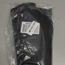 Trash Can Mat, Waterproof Raised Edge Silicone Under Garbage Can Mat, 11.8" X18.9" Non-Slip Trash Can Pad for Kitchen Office Bedroom Reduce Floor Carpet Wall Scratches, Black